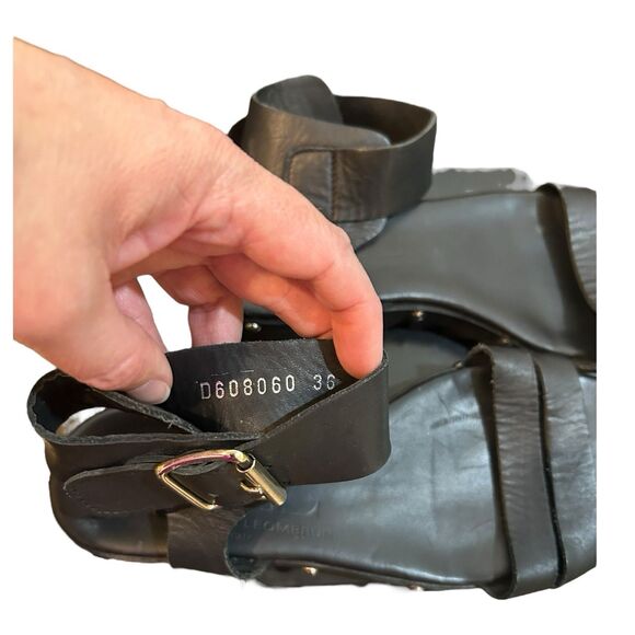 AGL Attilio Giusti Leombruni Sveva Studded Sandal Shoes Sz 36 / 5.5 - Picture 5 of 7